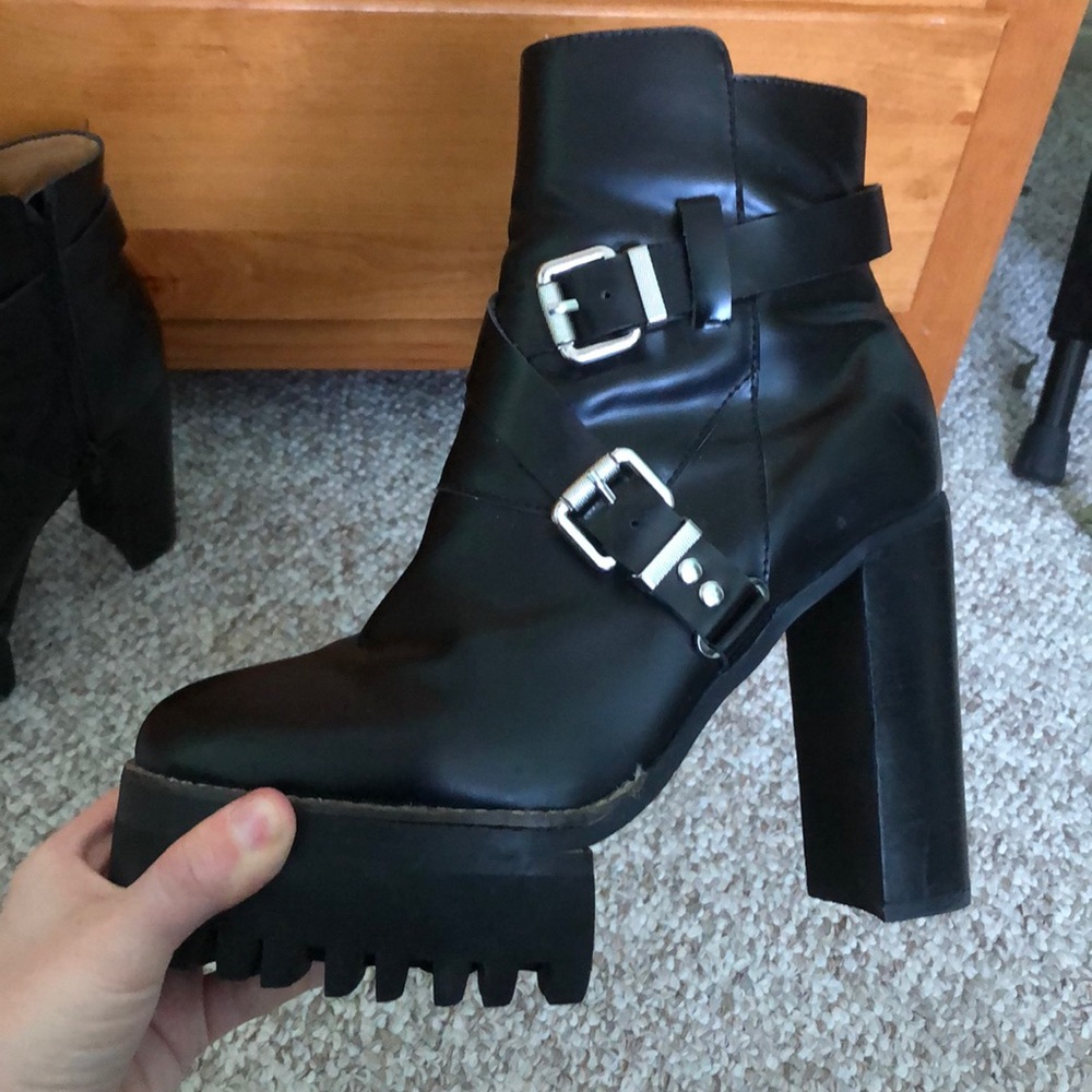 Rare Jeffrey Campbell Platform Boots Worn Once